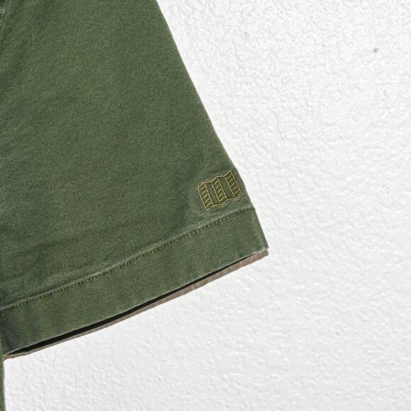 TOPO Designs Men's Short Sleeve Button up Shirt Organic Cotton Size Medium - Picture 5 of 7